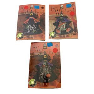 Be Witched Cross Stitch Kits Glow in the Dark Witch Patterns NIP Lot of 3